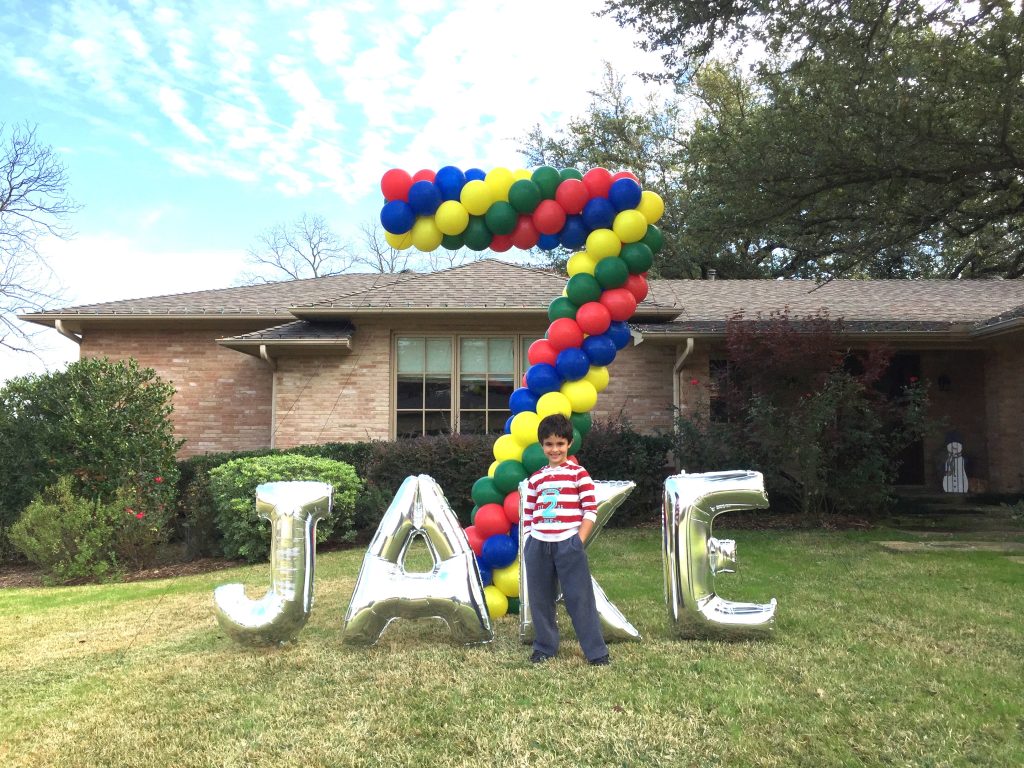 Balloon Yard Number 7 with foil